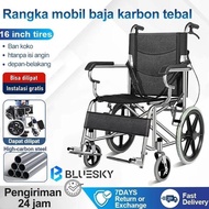 CODStandard Hospital Wheelchair Portable Folding Aluminum Wheelchair Travel Medical Wheelchair New W