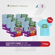 Anak Sehat Anggur 6x11's - Nafsu Makan FREE Kaos Anak Sehat (All Size)