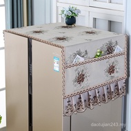 Double Door Refrigerator Cover Cloth Anti-dust Cloth Single Door Refrigerator Protective Cover Cover