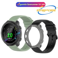 garmin forerunner 55 245 case Screen protector garmin forerunner 55 strap Silicone strap garmin fore