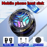 Strong magnetic adsorption Lightweight Digital display Wireless Phone cooler for gaming Cooler fan f