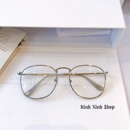 Metal frame round eyeglasses for Men and Women