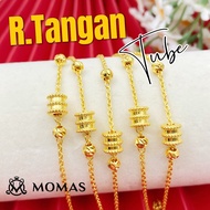 Rantai Tangan Tube Emas 916 Original Gelang Emas 916 Tulen Rantai Tangan Emas 916 Bajet Murah Emas 9