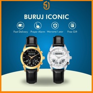 BURUJ ICONIC Jam Tangan Exclusive Buruj New Edition. Jam Analog-Digital , Waktu Solat Arah Kiblat & 