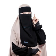 Alsyahra Exclusive Niqab Bandana Jetblack Edition