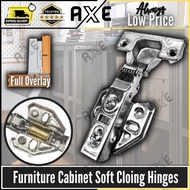 AXE Heavy Duty 5/8" Full Overlay Soft Close Hydraulic Hinge Kitchen Cabinet Concealed Door