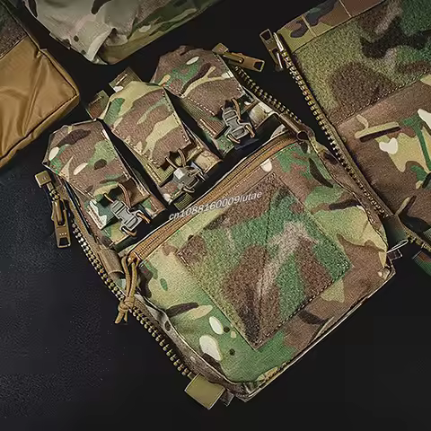 V5 FCPC Back Panel Tactical Supplement Zip On Backplate Assault Adapt Banger Pack Plate Carrier Wate