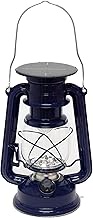 Maruwa Trade 4008800-04 Solar LED Premium Lantern, Navy, Size: Approx. W 6.0 x D 4.5 x H 9.4 inches 