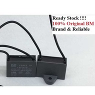 BM Capacitor CBB61 450V BM 1.0uF, 1.5uF, 1.8uF- 7.0uF KDK BM Kipas Siling Stand fan Deka capacitor