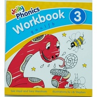 C Jolly phonics workbook 3 Group 3-g o u l f b: In Precursive letters