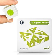 PrfcNL IQ Test Cube (Green) - 9 Dice for Block Design, WAIS IV and WISC V Test Prep