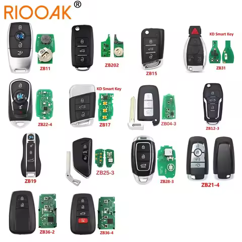 KEYDIY Universal Smart Key ZB04-3 ZB11 ZB12-3 ZB15-3 ZB17 ZB19 ZB28 Smart Key Remote for KD-X2 KD-MA