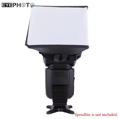 Portable Photography Flash Diffuser Softbox Kit for Canon EOS for Nikon Olympus Pentax for Sony Sigm