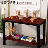 H-Y/ Household Minimalist Buddha Stand Buddha Cabinet Guanyin Bodhisattva God of Wealth Altar Altar Incense Burner Table