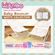 Baby Rocker Bouncer Net|WHITE|Kain Baby Bayi Kerusi Malas Baby Bouncer Baby Swing NET FABRIC KAIN 婴儿