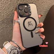 Character Gesture Wireless Charge Magnetic Cases For Realme 12 12X 11 11X C67 4G 5G C55 C53 N53 Note