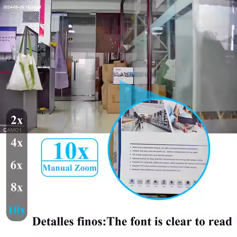 3.6-10mm POE IP Camera 3/4/5/8MP HD Security Camera Mini Metal Box With 10X Zoom Varifocal Lens Supp