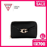 GUESS กระเป๋า รุ่น TG7993140 DEA SLG MEDIUM ZIP AROUND ZIP WALLET สีดำ