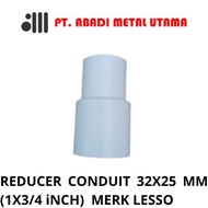 FITTING CONDUIT REDUCER SOCKET CONDUIT 1X3/ 4 INCH (32X25MM) LESSO BRAND