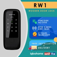 Igloohome Wooden Rim Door Lock (RW1)