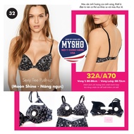 [32A/A70 - 32] Women's Sexy Tee Push-up Bra, With Lifting Pad