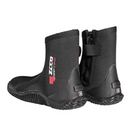 5mm Neoprene Side Zipper Lightweight Boots Non-Slip Sole Cold Proof Surfing Scuba Diving Shooes