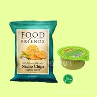 Nacho Chips & Guacamole/Cheese/Onion/Salsa Dip -Halal