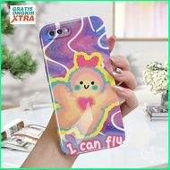 Feilin Acrylic Hard case Compatible For OPPO A3S A5 2020 A5S A7 A9 2020 A12 A12S A12E aesthetics Mobile Phone casing Pattern Doll Couple Accessories hp casing full cover