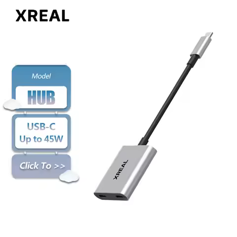 XREAL HUB for XREAL AR Glasses Requires 45W USB-C PD Adapter for XREAL Air 2 Pro Air 2 Ultra One Pro