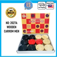 🌟🆂🅰🅻🅴🌟 2027 WOOD CARROM MEN CARROM SEED BUAH CARROM KAYU