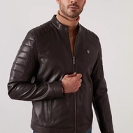 jaket kulit asli pria/jaket kulit super domba/jaket kulit garut asli