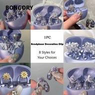BONGORY Headphone Diameter Buckle, Rotatable  Headphone Decoration Clip, Creative Gift Decorative Re