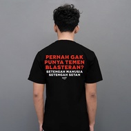 Kepstore Official - T-Shirt Has a Temen Blasteran - Unisex 24s Combed Cotton Word T-Shirt