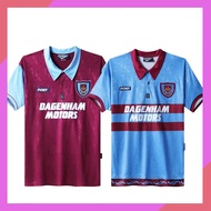 Retro 95-97  West Ham United Home and Away Thai Edition Top Quality AAA