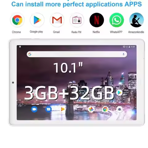 X2 Type-C 10.1" Android 8.1 Tablet 2G\3G\4G Calls MTK6753 Processor 8Core 3GB RAM 32GB ROM 1280 x 80