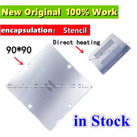 Direct heating 90*90 DDR5 Stencil K4G41325FC K4G80325FB-HC25 HC03 K4G80325FB-HC28 H5GQ8H24MJR-R0C H5