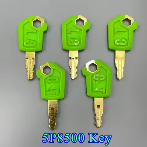 5PCS/10PCS KEYS Green 5P8500 for Caterpilll 5P-8500 Excavator Key New Start Ignition Key CAE305.5 30