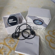 Preloved Samsung Active 2 smart watch 44mm galaxy silver grey murah jam tangan pria second bekas