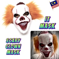 It Clown Joker Mask for Adult. Halloween Mask