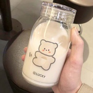 water bottle bottle Coffee Lego Lego Shaker Cup Small Glass Female Mouth Cup Milkshake Cup 300ml Pro