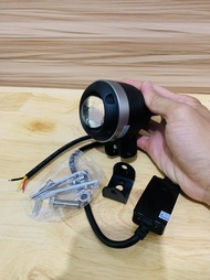 Đèn Trợ Sáng J17 BMU  Bi Cầu Cos Vàng Pha Trắng Có Màn Chập Pha Lắp Xe Máy Đèn Cản Ô Tô xe máy 60W