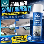 Car Headliner Spray Adhesive 450ML Car Roof Lining Glue Interior Repair Spray Gam Siling Kereta Pele