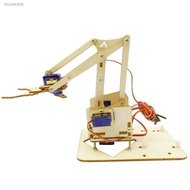 ☒☬ﺴ Robotic arm Plank 4 DOF robot robotic arm wooden splicing rudder SG90 Steering gear 0.1-X