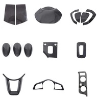 Car real carbon fiber, interior, steering wheel, central control gear, water cup frame, for Nissan F