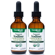 LIQUIDHEALTH Nascent Iodine Organic Liquid, Liquid Iodine Drops, Pure Iodine Supplement, Thyroid Sup