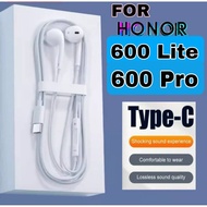 [Earphone USB Type-C] FOR HONOR 600600 Lite500400200 Pro Magic 875X9dX9X8dX7d In-ear Earset Headphon