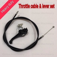 Bg328 throttle cable with throttle lever tali minyak mesin rumput tanika T328 tanaka stihl fr3000 fr