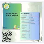 NOTA LENGKAP SAINS (SCIENCE) SPM TINGKATAN 4 & 5