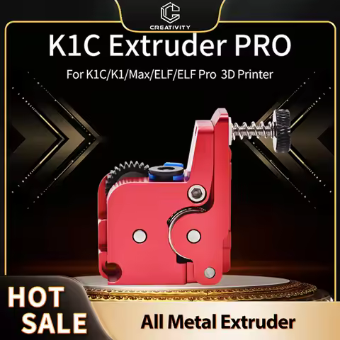 K1C / K1 / K1 MAX Dual Gear Drive Upgrade Extruder Stepping Motor 1.8 Degree Press 12 Tooth Gear for