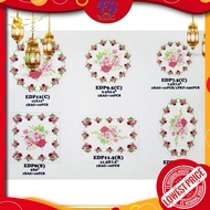 Dolypaper / Alas Meja / Kertas Bunga / Pelapik Kek / Decor /EDP12(C) EDP9.5(C) EDP7.5(C) EDP11.5(R) 